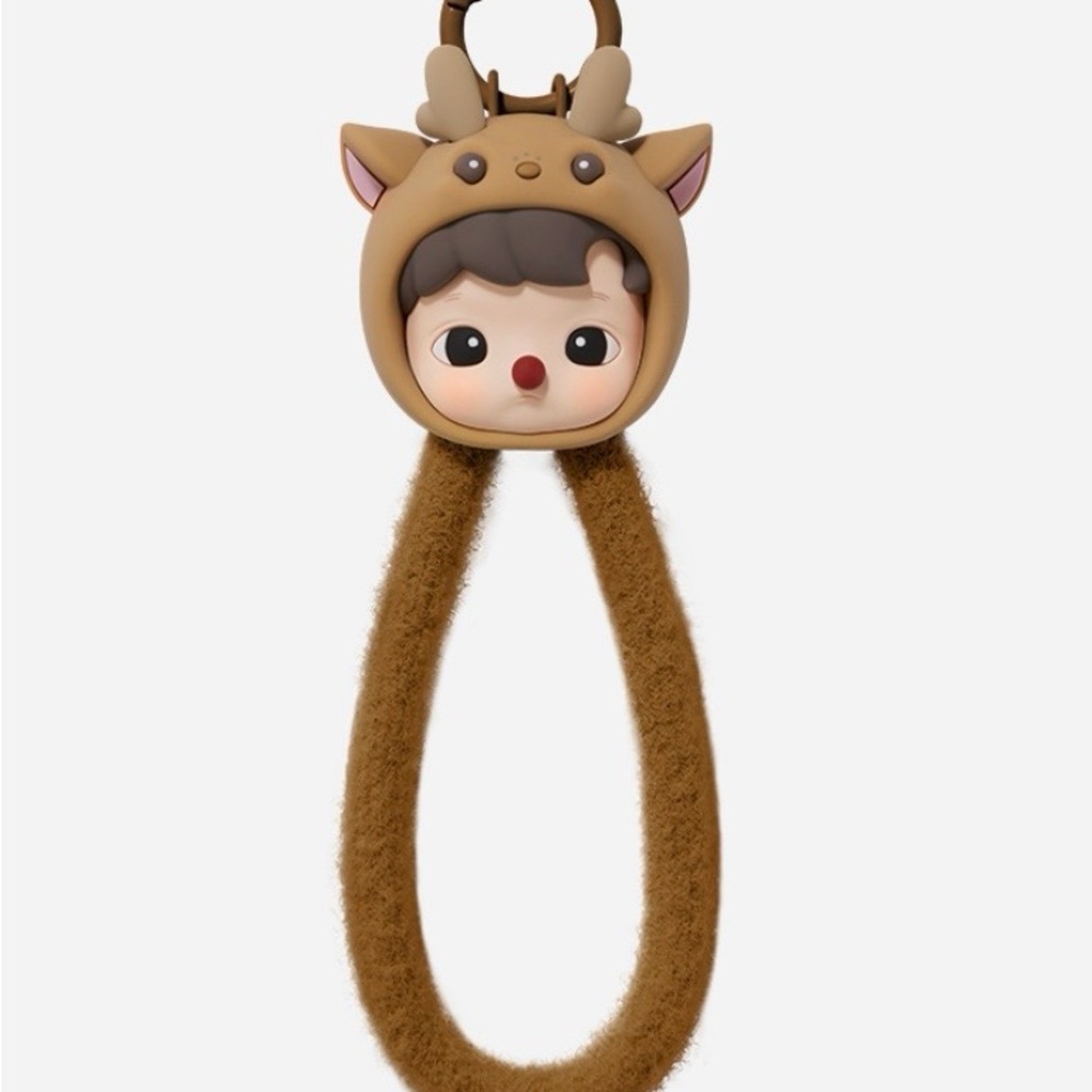 Pop Mart - Hacipuou Snuggle With You Phone Lanyard - Ding Dong Reindeer